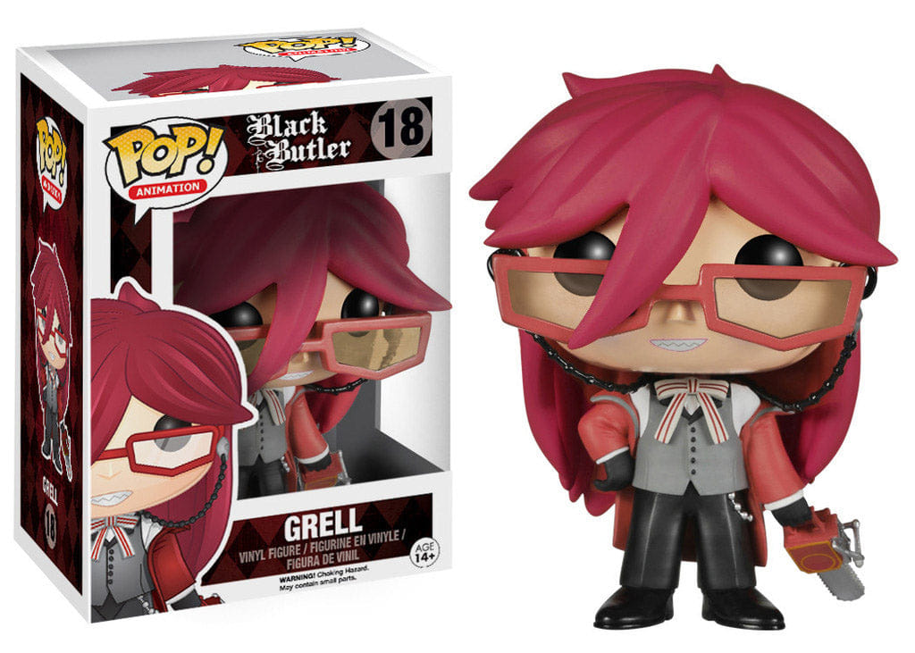 Funko (Box Damage) Funko Pop! Black Butler Grell #18