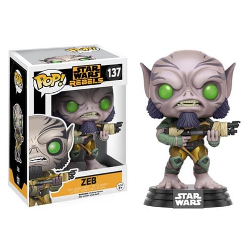 Funko (Box Damage) Funko Pop! Star Wars Rebels Zeb #137