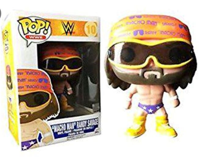 Funko (Light Box Damage) Funko Pop! WWE Macho Man Randy Savage (Purple Trunks) #10