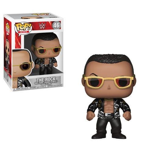Funko (Light Box Damage) Funko Pop! WWE The Rock (Classic) CHASE #46