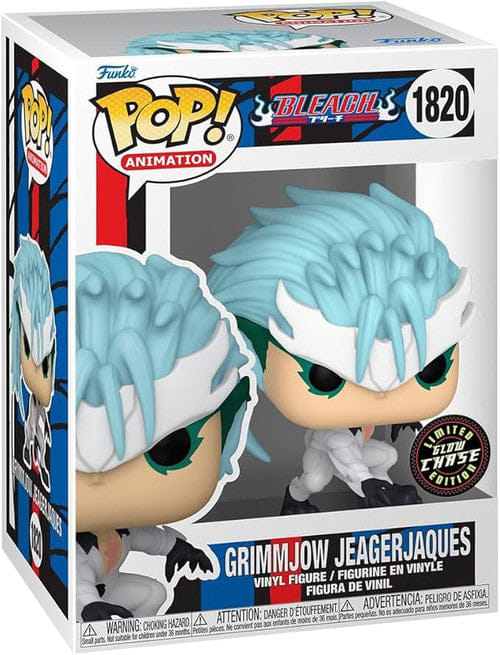 Funko Pop! Bleach Grimmjow Jeagerjaques (Glow) Chase w/ Protector #1820