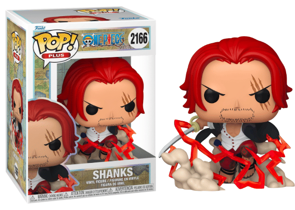 Funko Pop! Shanks, Divine Departure, One Piece 2166 Vinyl Figure in PopShield Protector