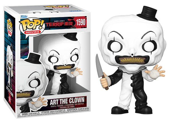 Funko Pop! Art the Clown Terrifier 1590 Vinyl Figure in PopShield Protector