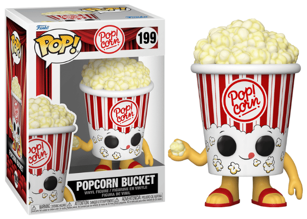 Funko Pop! Popcorn Bucket Foodies 199 Vinyl Figure in PopShield Protector