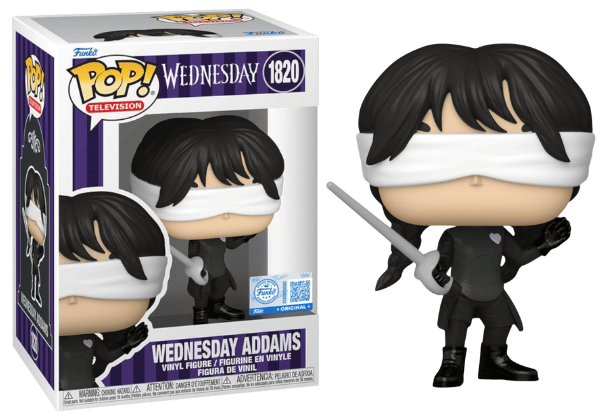 Funko Pop! Wednesday Addams Fencing, Wednesday 1820 Funko Special Edition Vinyl Figure in PopShield Protector