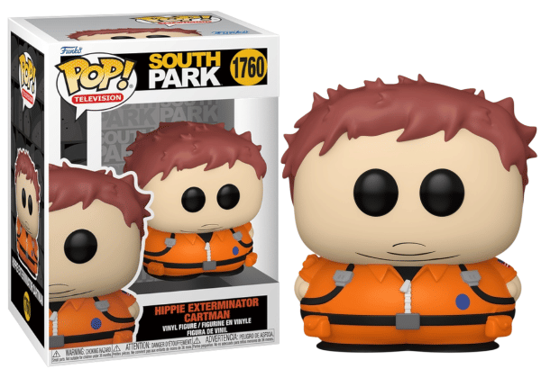 Funko Pop! Hippie Exterminator Cartman, South Park 1760 Vinyl Figure in PopShield Protector