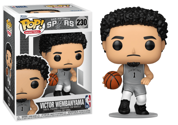 Funko Pop! Victor Wembanyama, San Antonio Spurs, NBA 230 Vinyl Figure in PopShield Protector
