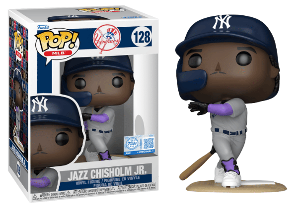 Funko Pop! Jazz Chrisholm Jr, MLB 128 - Funko Shop Exclusive Vinyl Figure in PopShield Protector