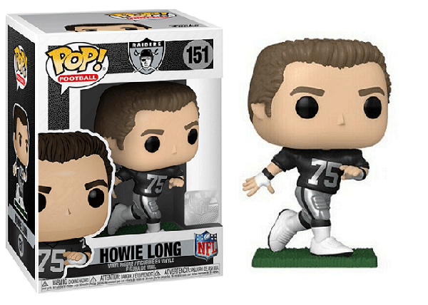 Funko Pop! Howie Long Oakland Raiders, NFL 151 Vinyl Figure in PopShield Protector
