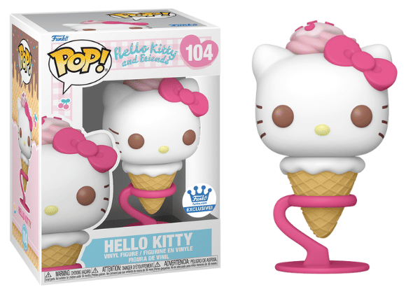 Funko Pop! Hello Kitty Ice Cream, Sanrio 104 - Funko Shop Exclusive Vinyl Figure in PopShield Protector