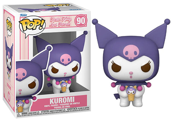 Funko Pop! Kuromi w/ Ice Cream, Sanrio 90 Vinyl Figure in PopShield Protector