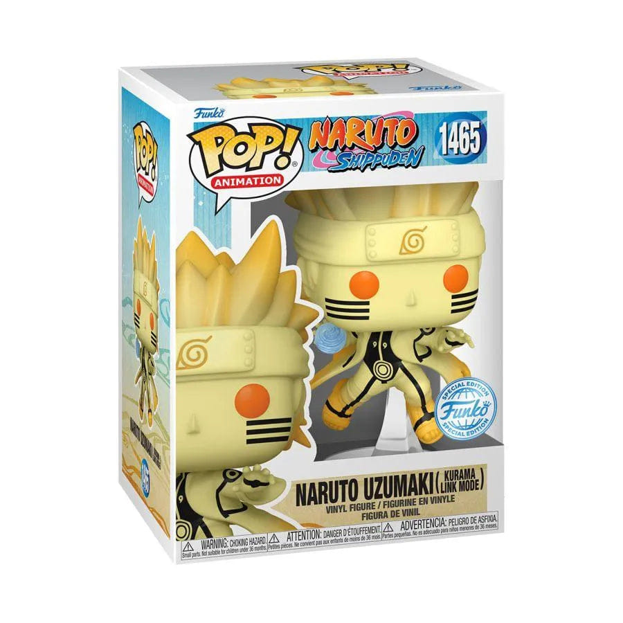 Funko Naruto - Naruto Uzumaki (Kurama Link Mode) US Exclusive Pop! Vinyl [RS]