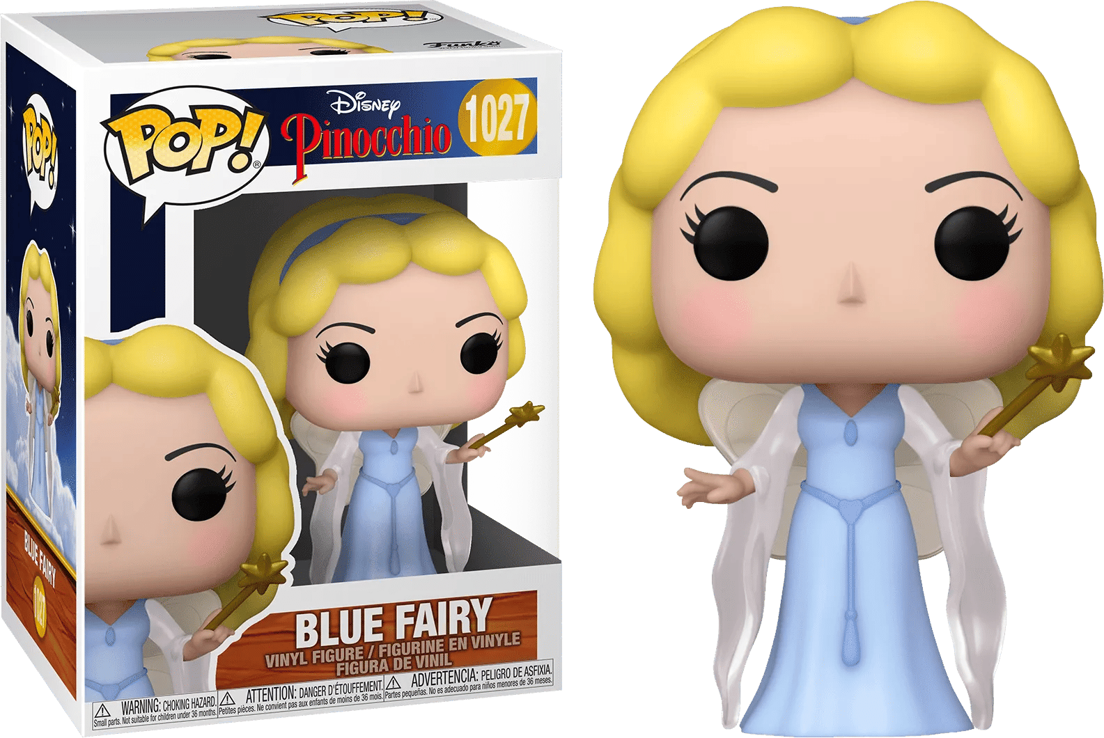 Funko Pinocchio - Blue Fairy (With Chase) 80th Anniversary Pop! Vinyl