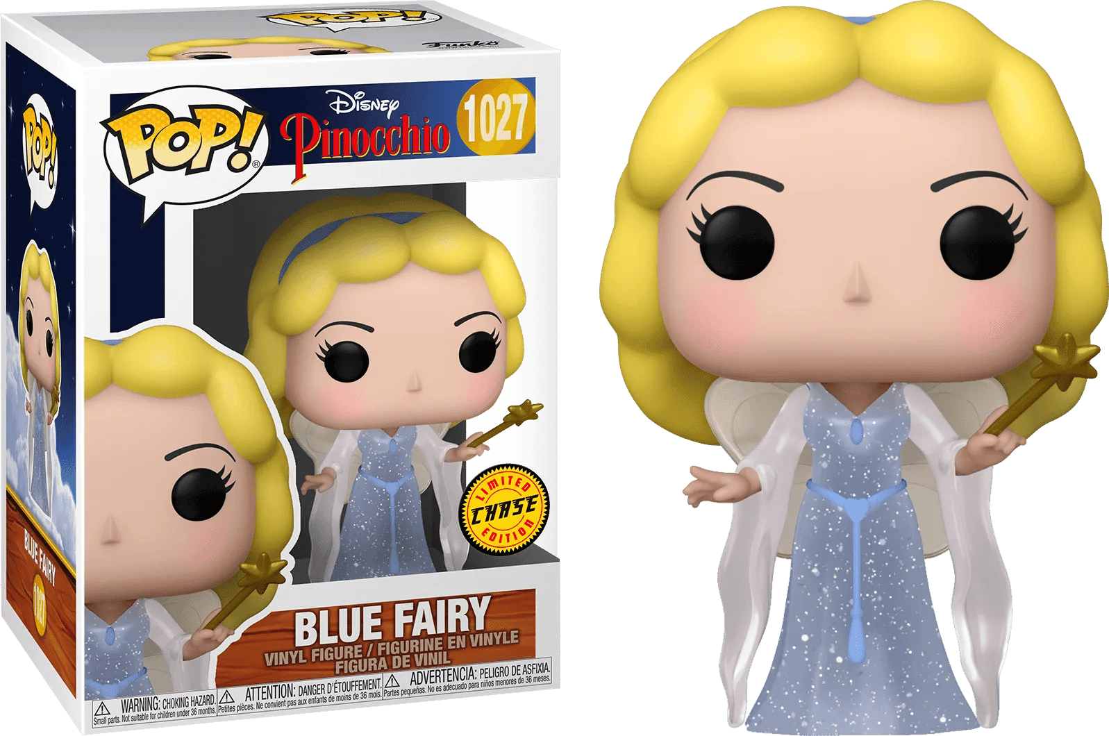 Funko Pinocchio - Blue Fairy (With Chase) 80th Anniversary Pop! Vinyl