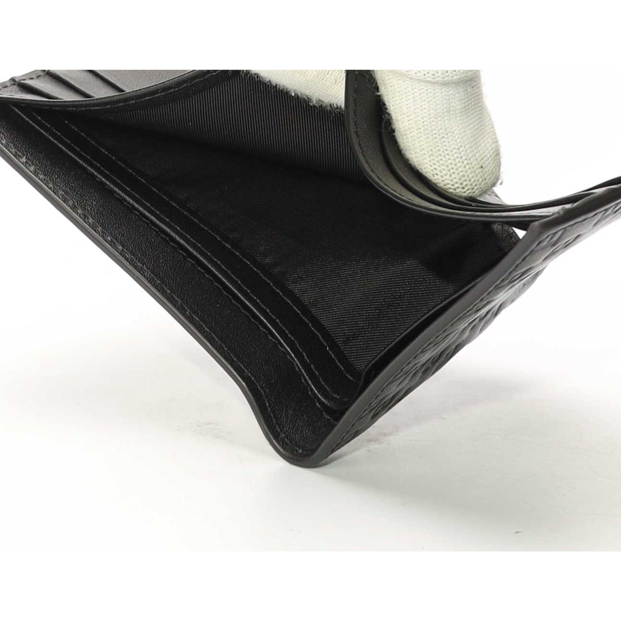 Balmain Black Bifold Wallet