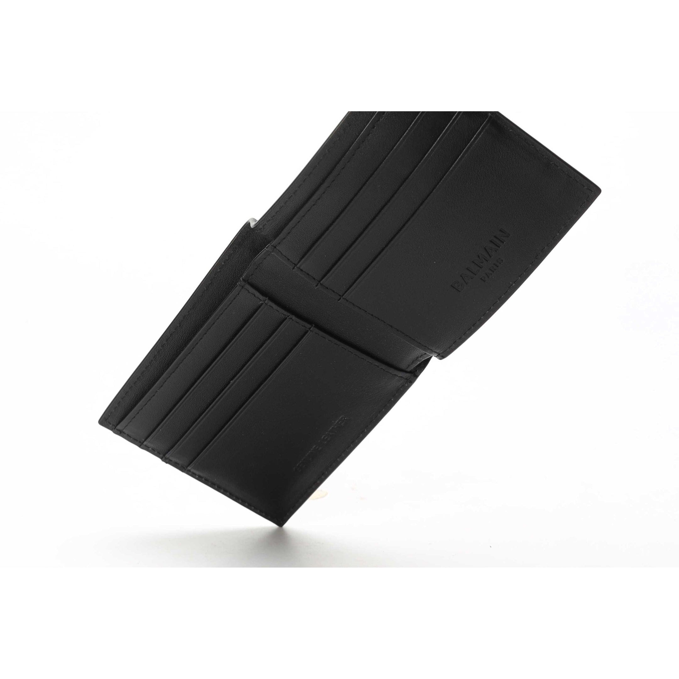 Balmain Black Bifold Wallet