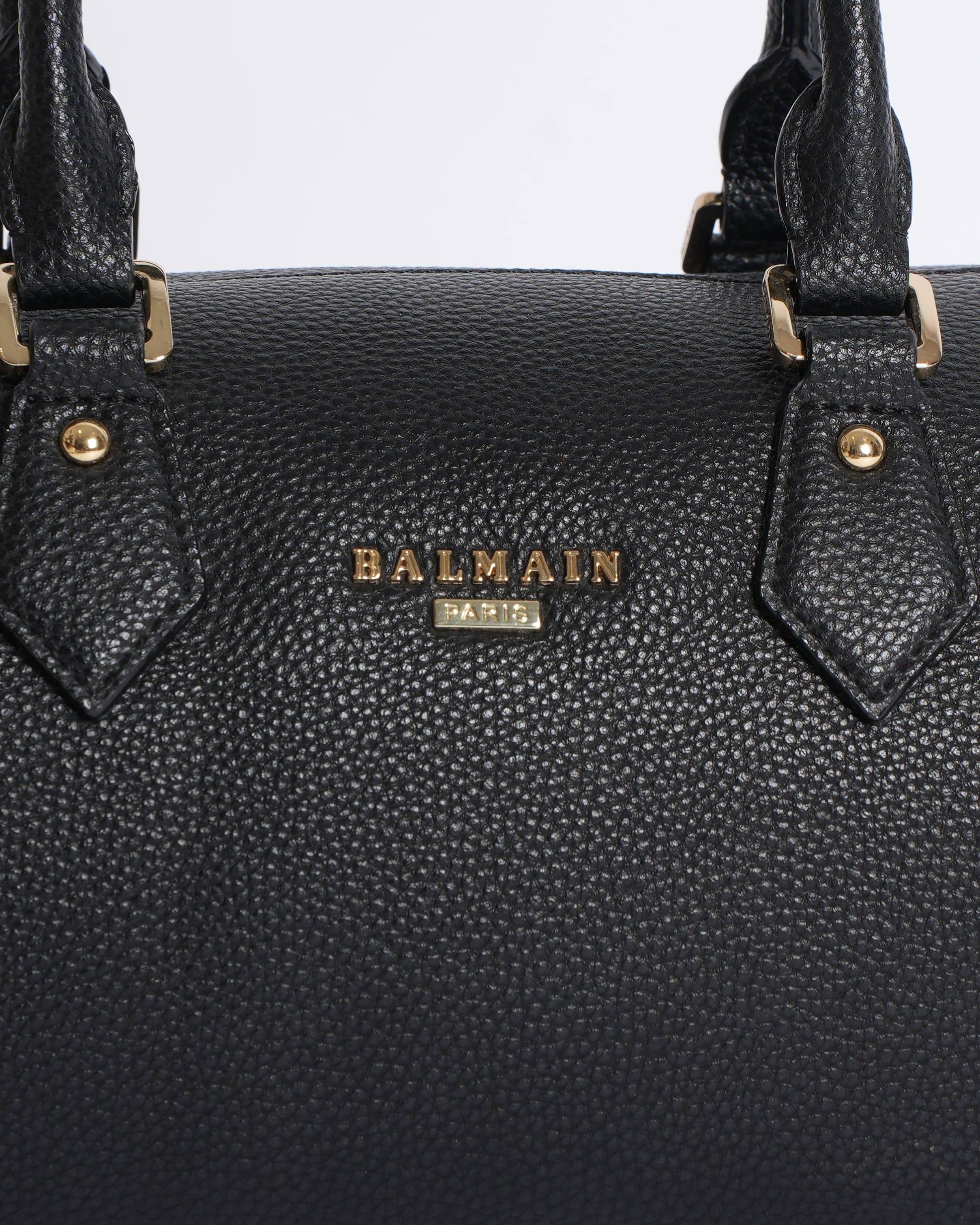 Balmain New Balmain Duffle Bag In Black