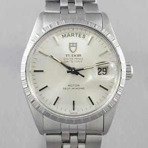 Tudor Prince Date Day Oyster Prince Date+Day Stainless steel graduated bezel Automatic watch Fully serviced to perfection on a Jubilee loose bracelet