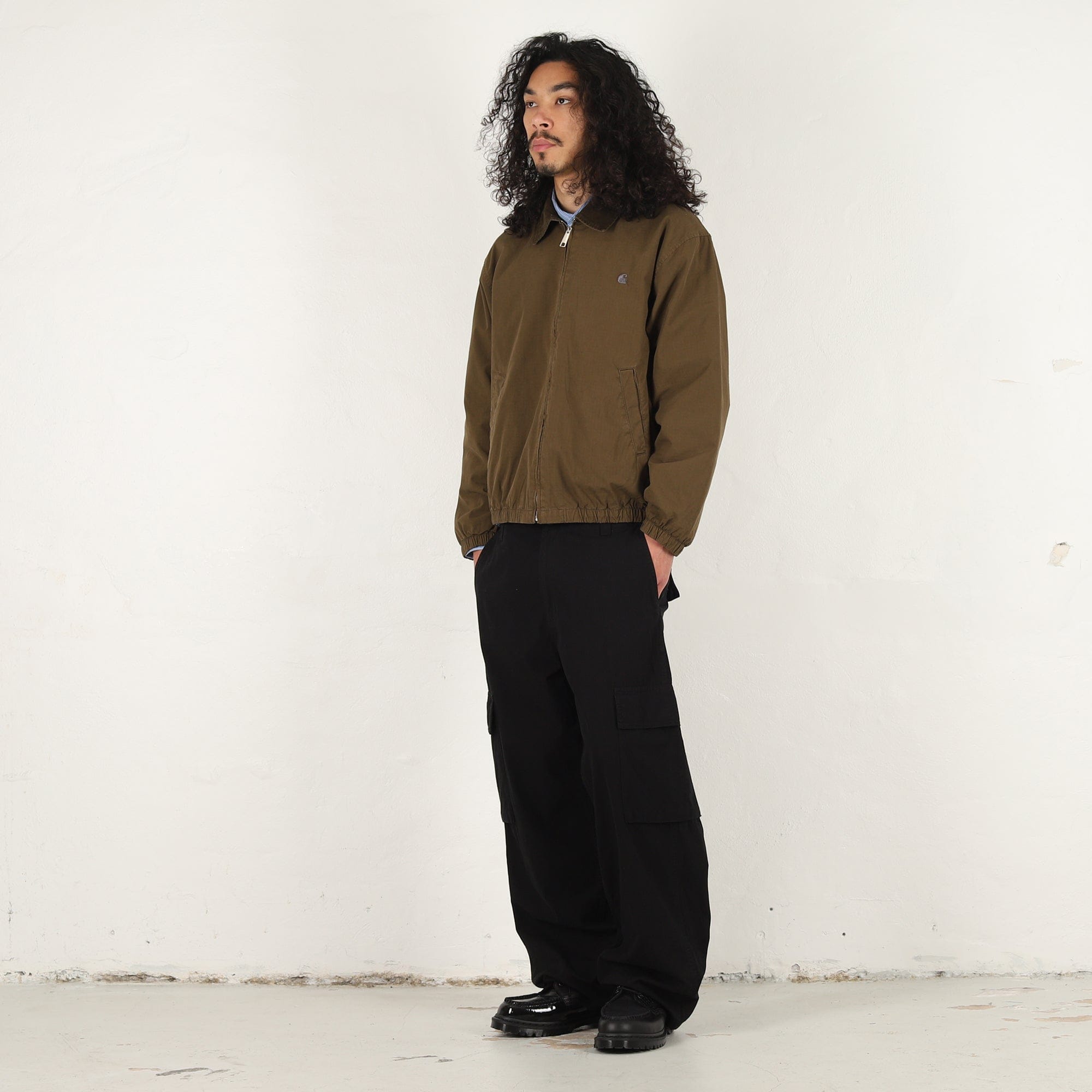 Carhartt Wip Madison Ripstop Jacket - Dark Beech / Black GD