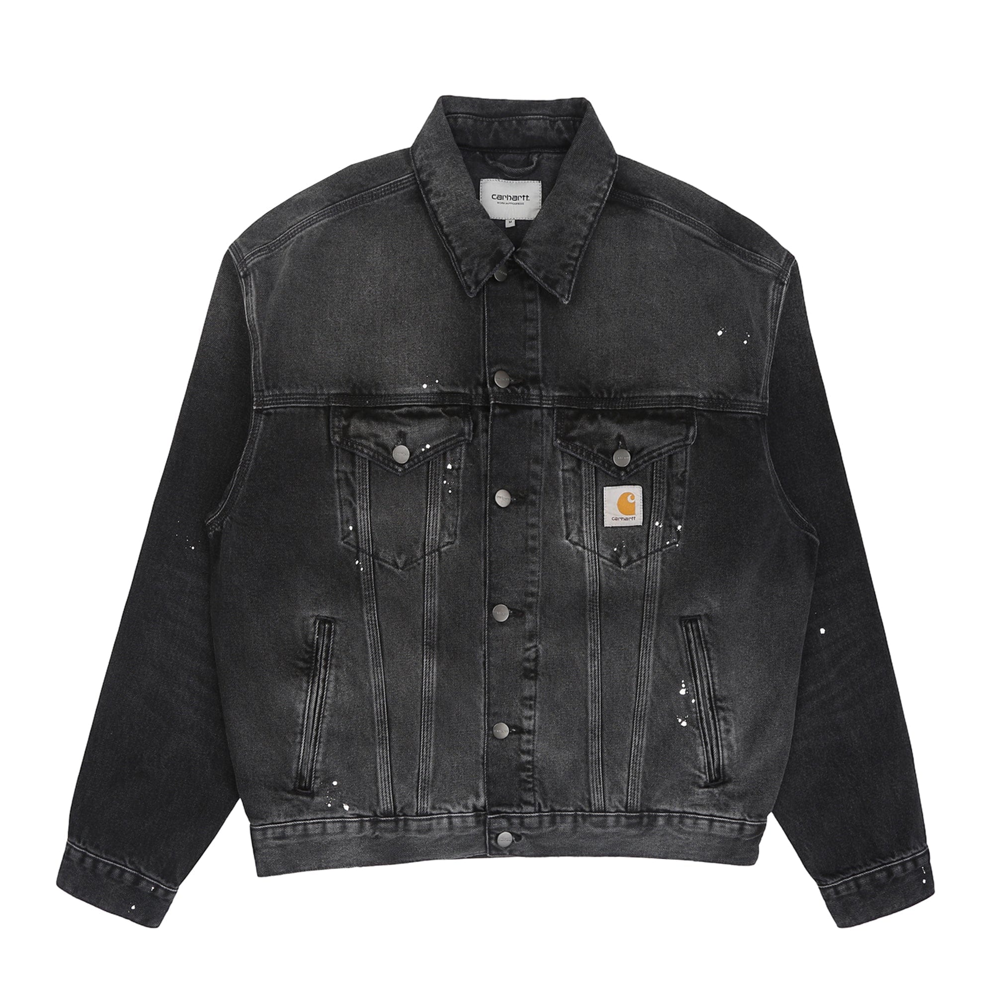 Carhartt Wip Helston Jacket - Black destroy wash