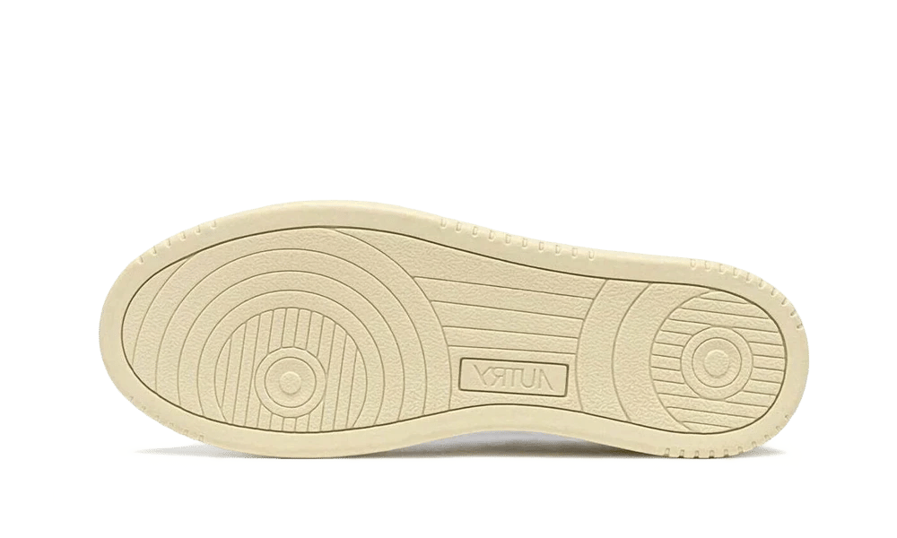 AUTRY Medalist Low Leather Shell White Silver