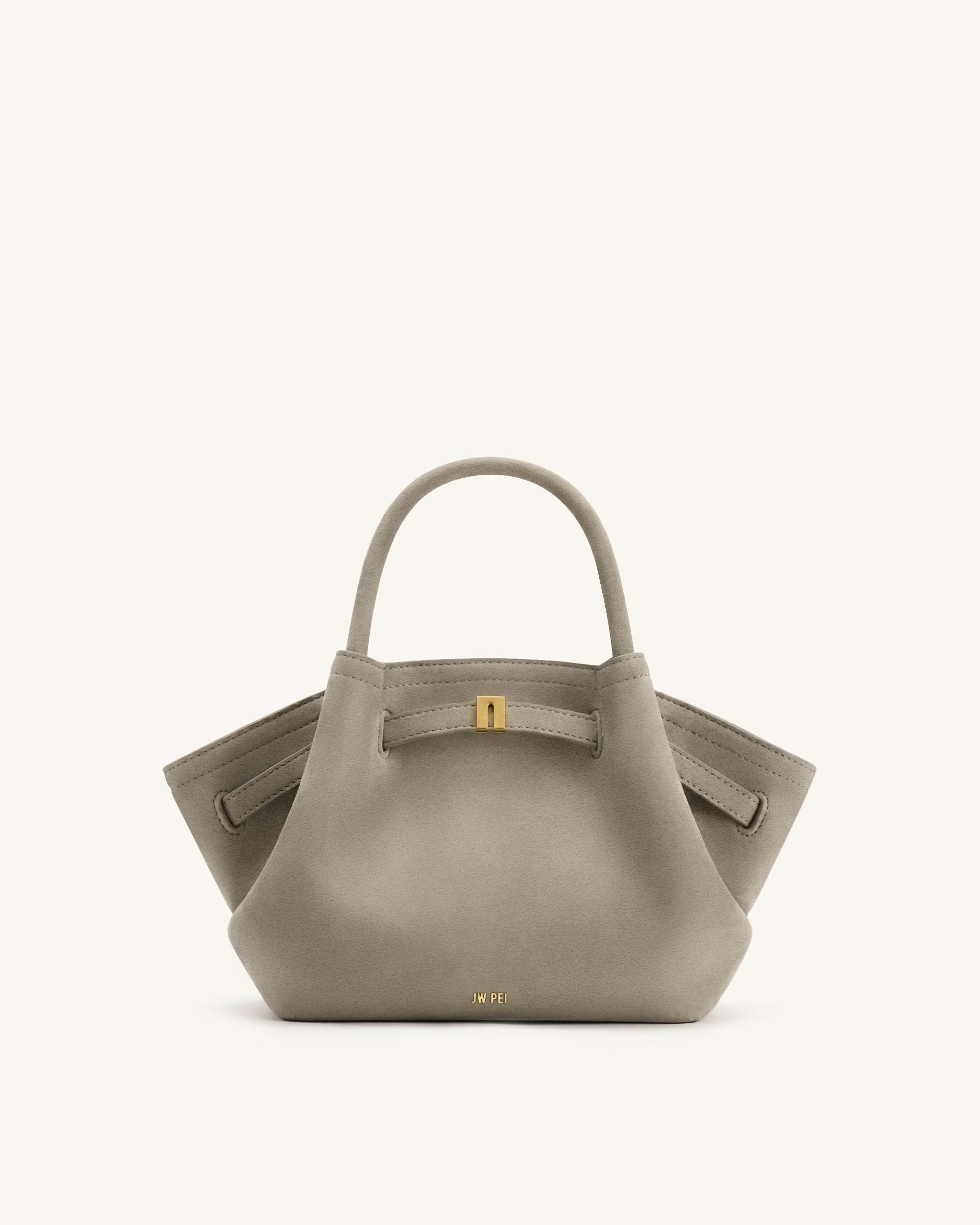 Jw Pei Hana Mini Faux Suede Tote Bag Gray