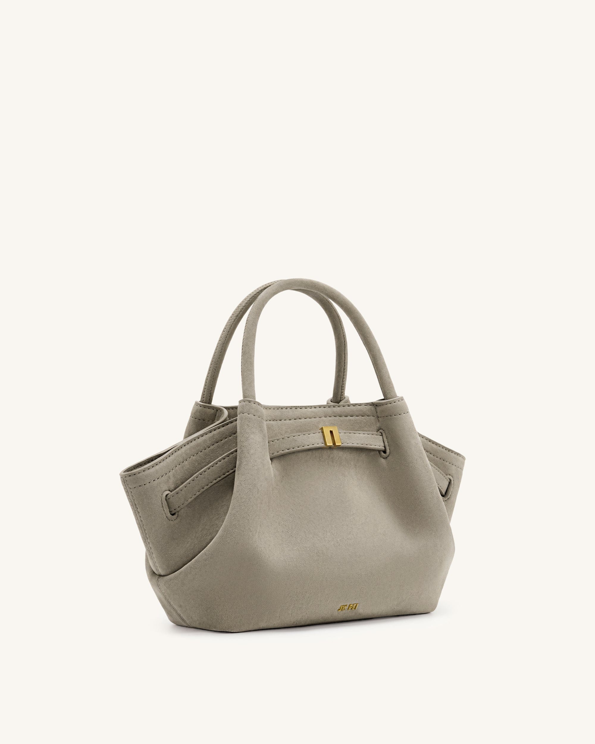 Jw Pei Hana Mini Faux Suede Tote Bag Gray