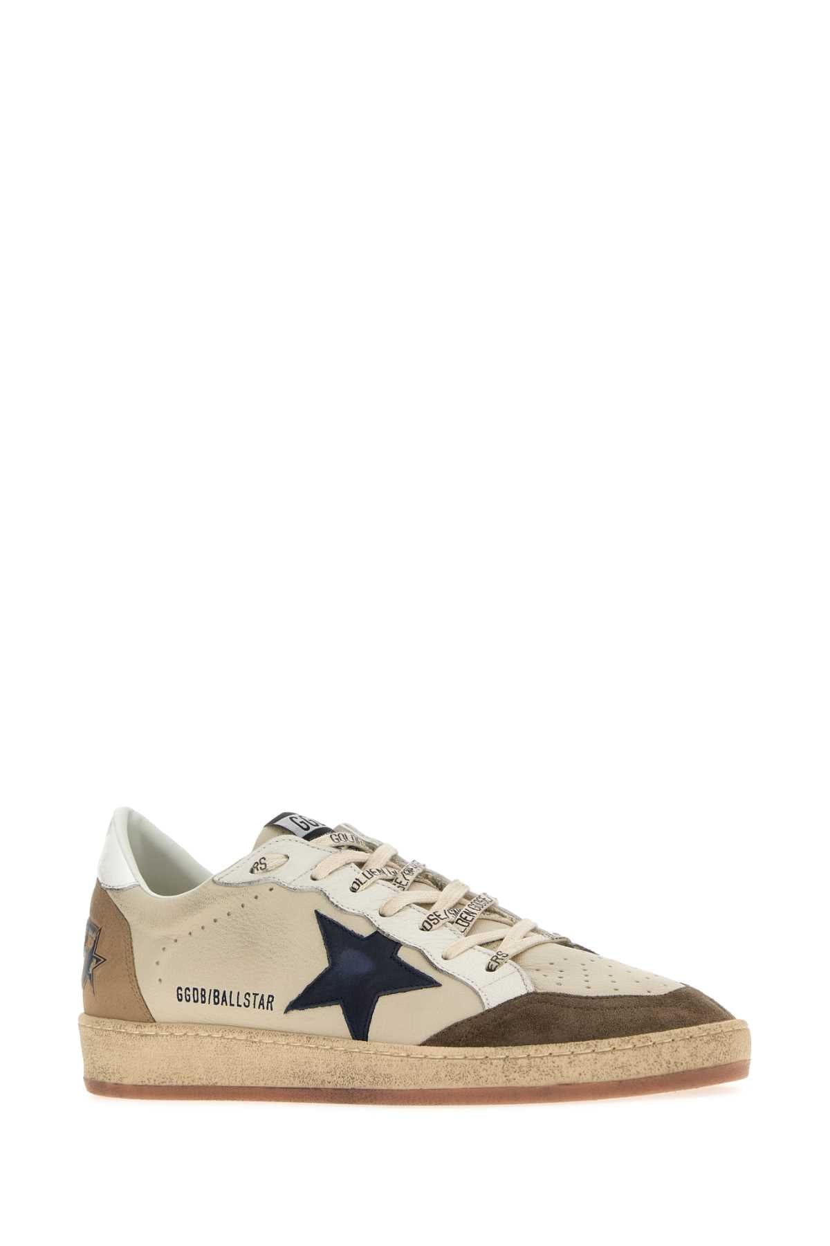 Golden Goose Deluxe Brand Ball Star Sneaker — Beige