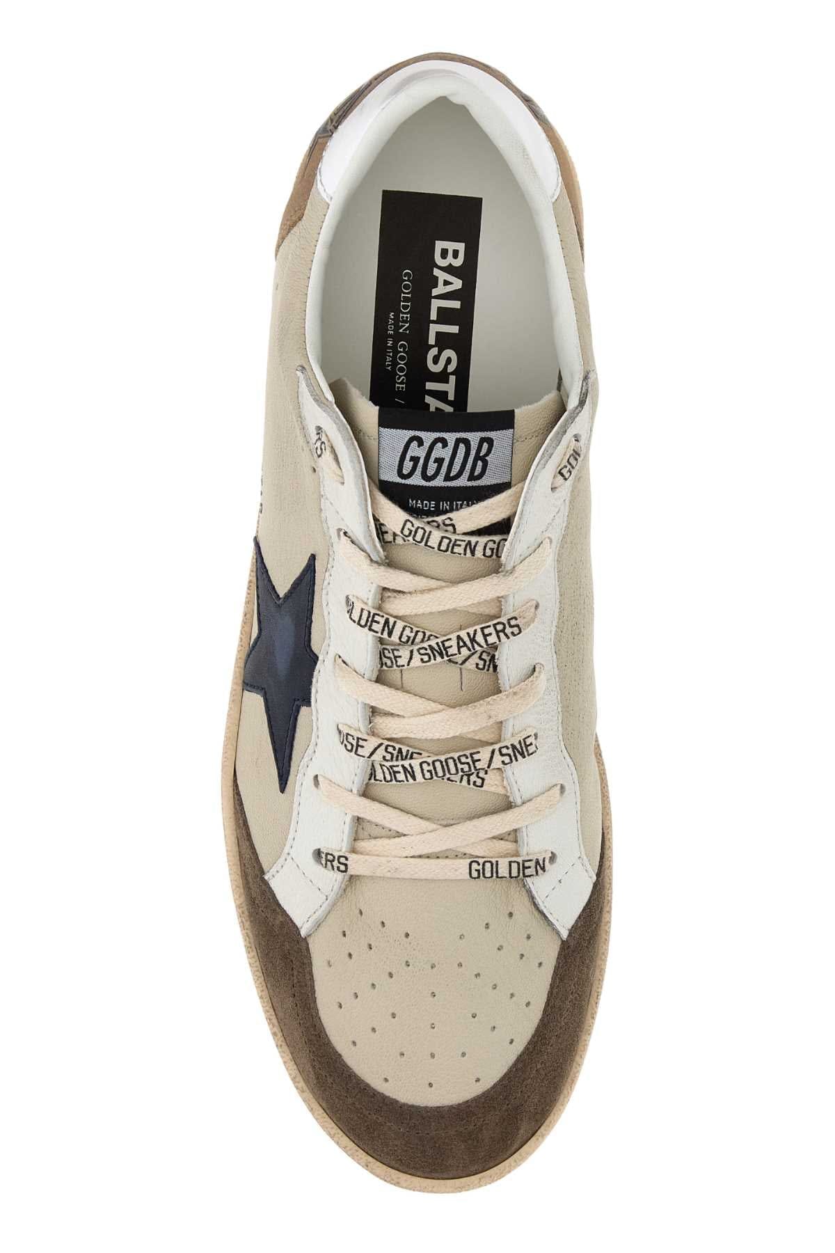Golden Goose Deluxe Brand Ball Star Sneaker — Beige