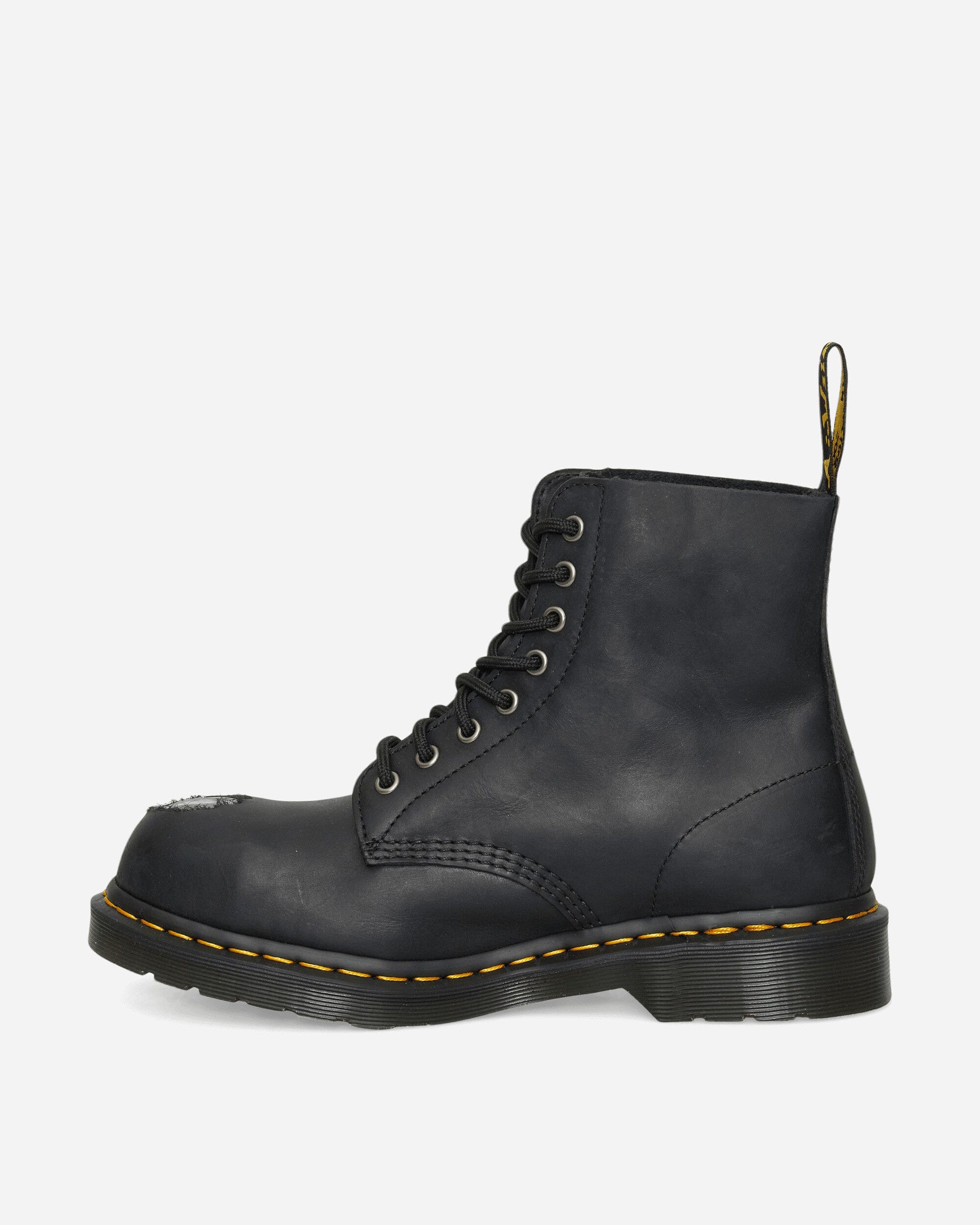 Dr. Martens 1460 Metal Toe Leather Boots Black