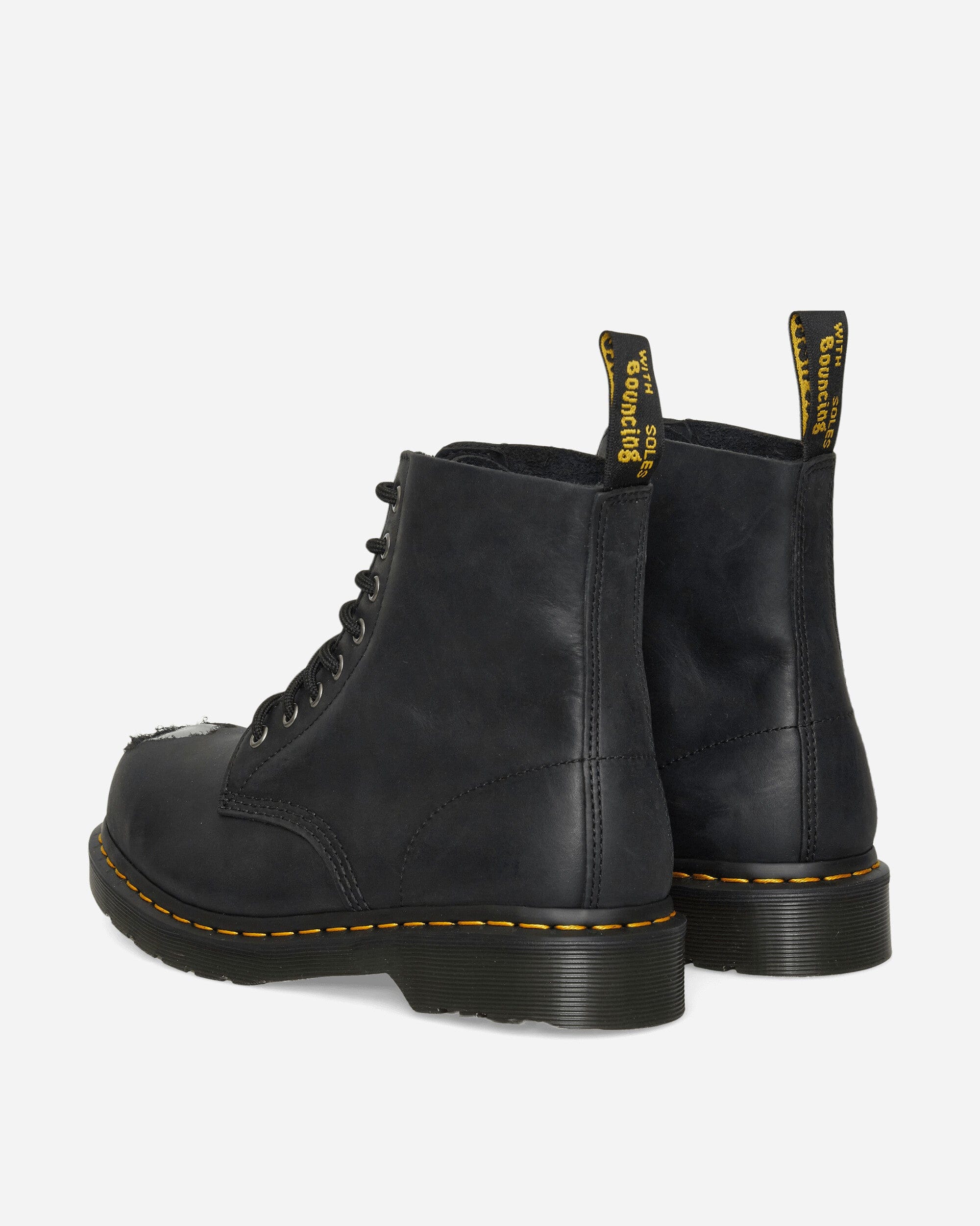 Dr. Martens 1460 Metal Toe Leather Boots Black
