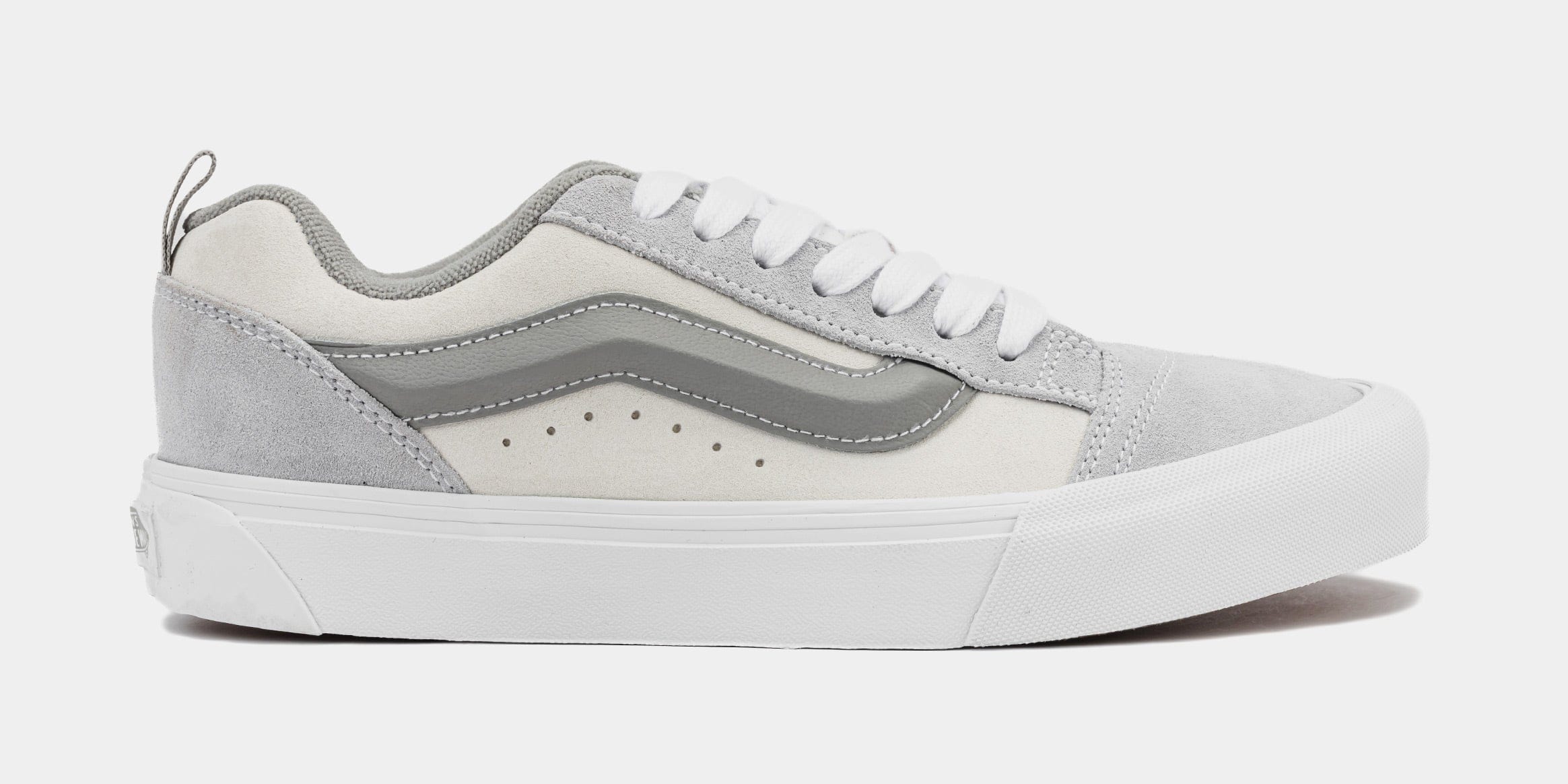 Vans Knu Skool Mens Skate Shoes (Grey/White)