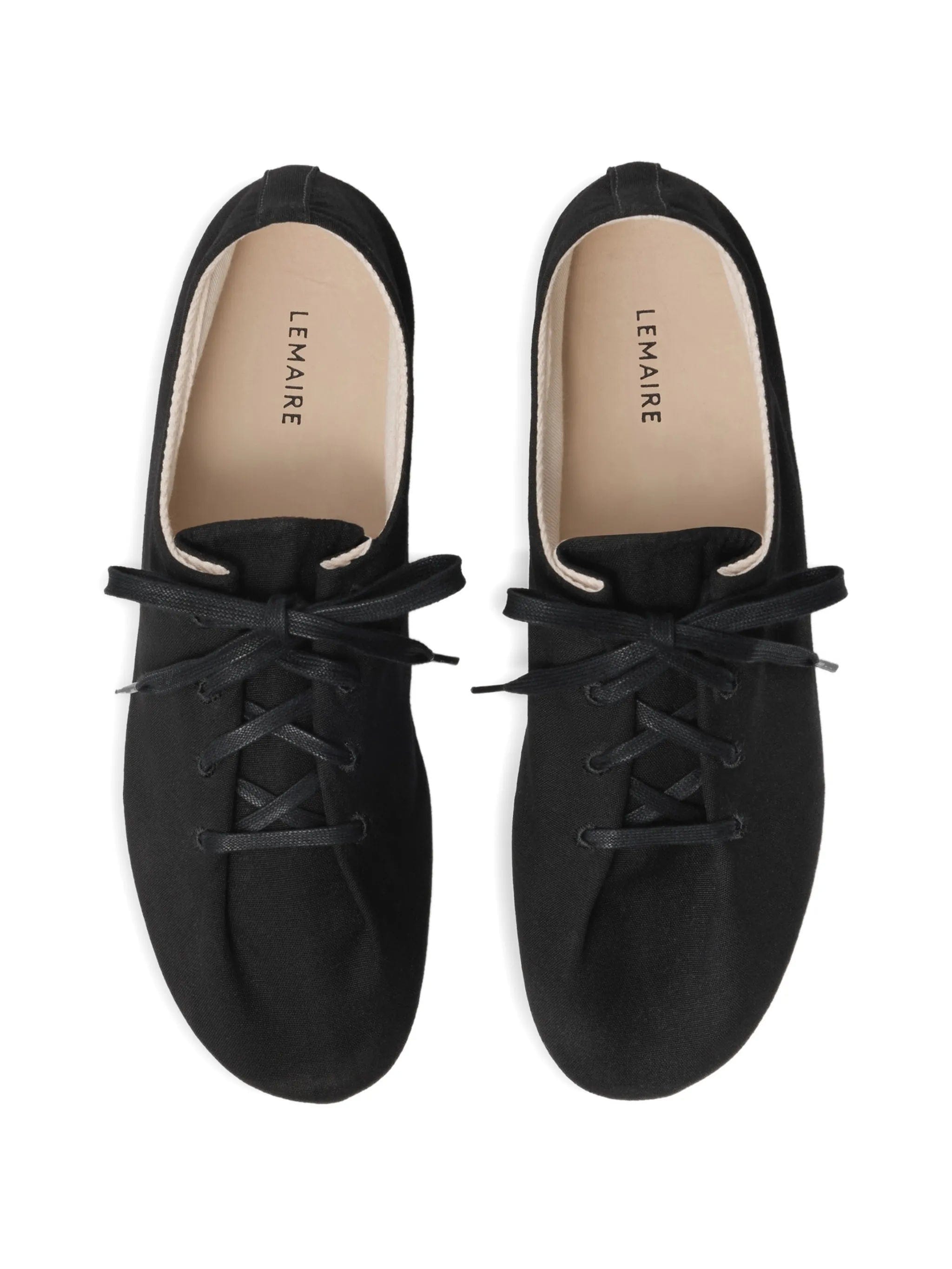 Lemaire Souris trainers in cotton canvas