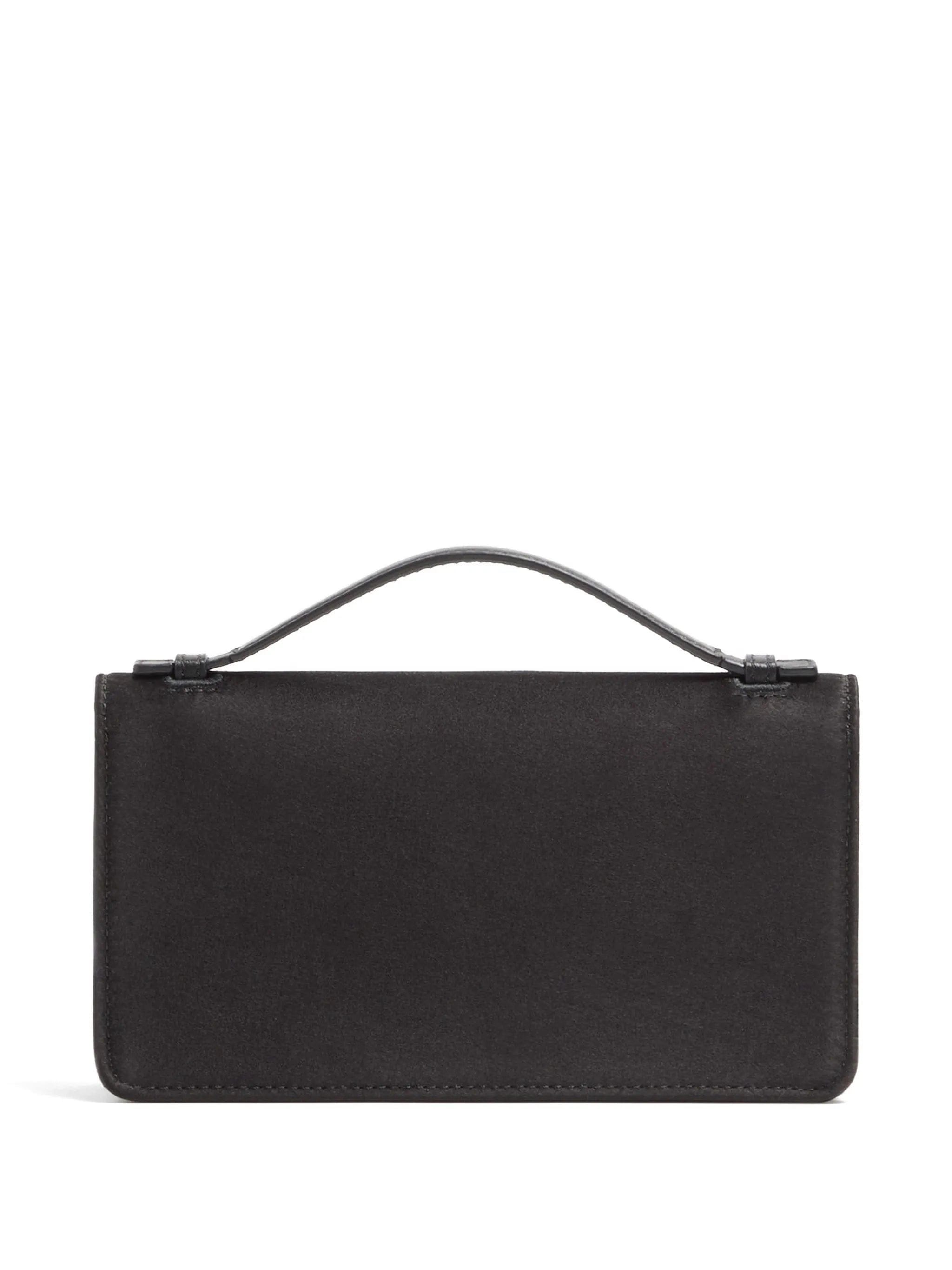 Valentino Garavani Vlogo Signature chain wallet in satin with jewel logo