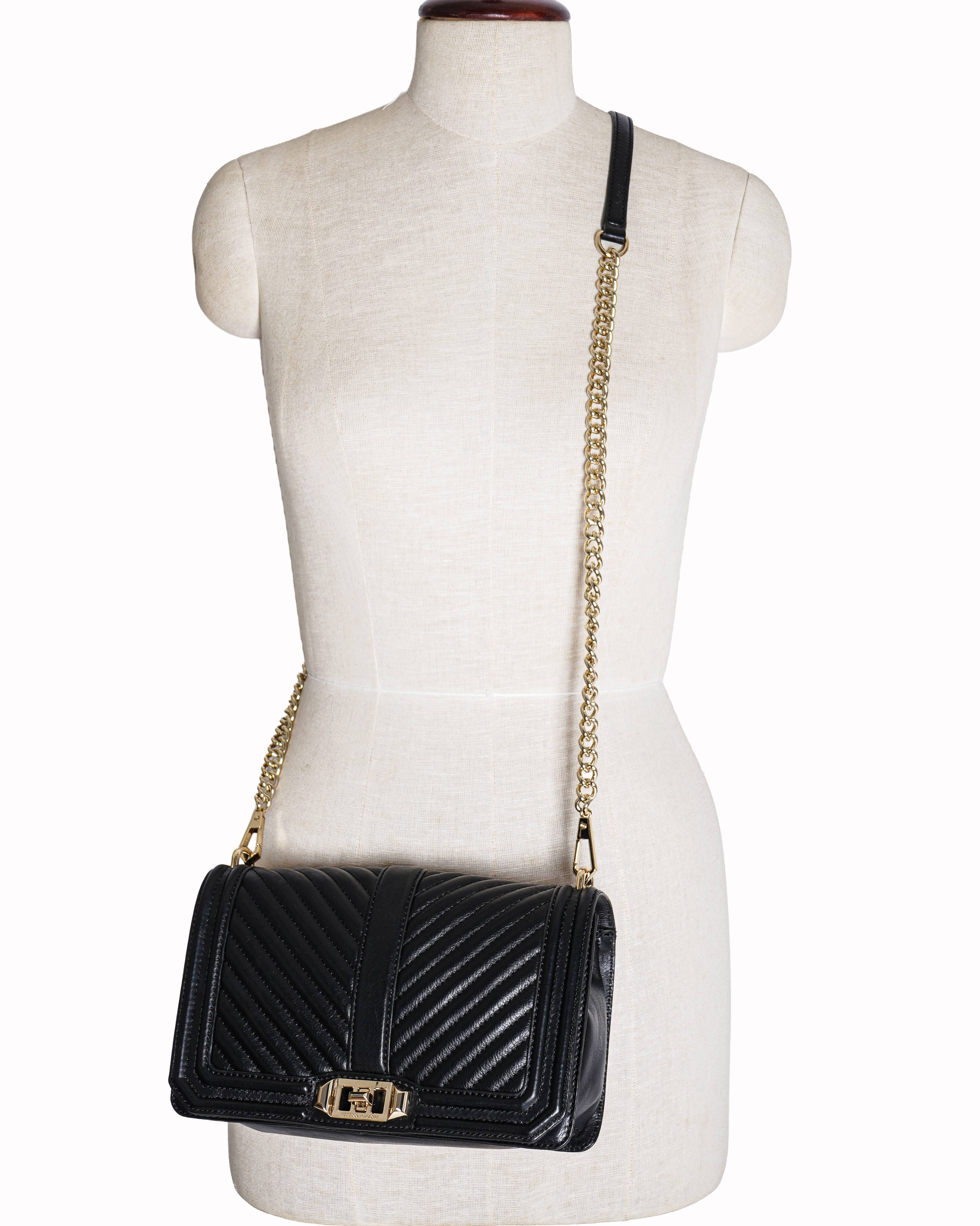 Rebecca Minkoff Chevron Quilted Love Crossbody Bag