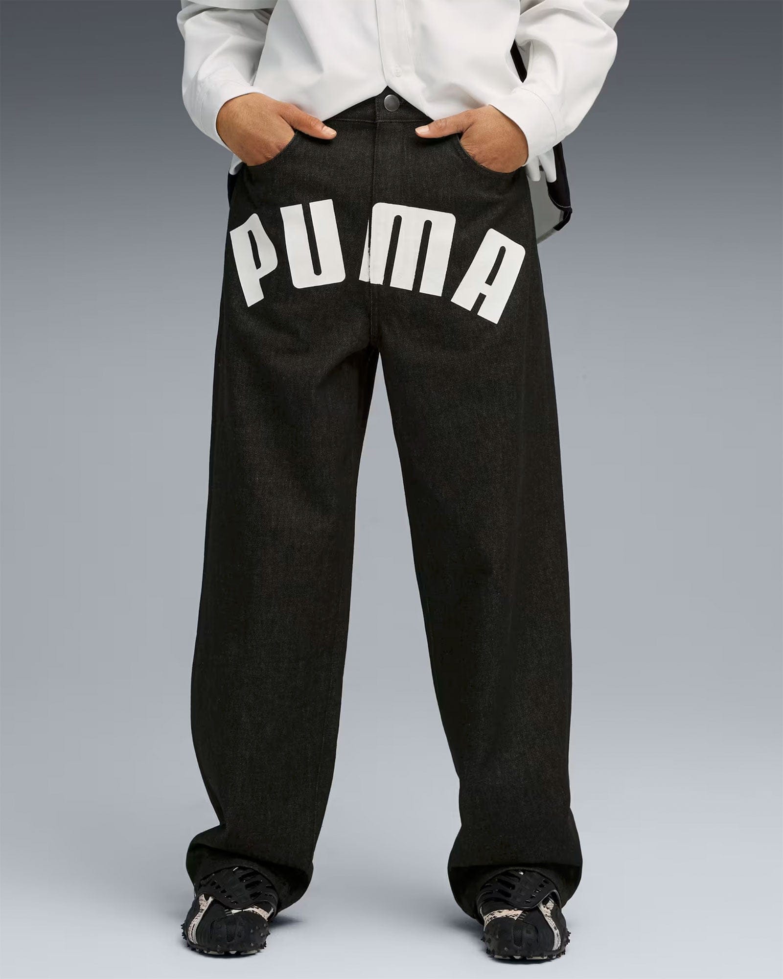 Puma Printed Denim Pants
