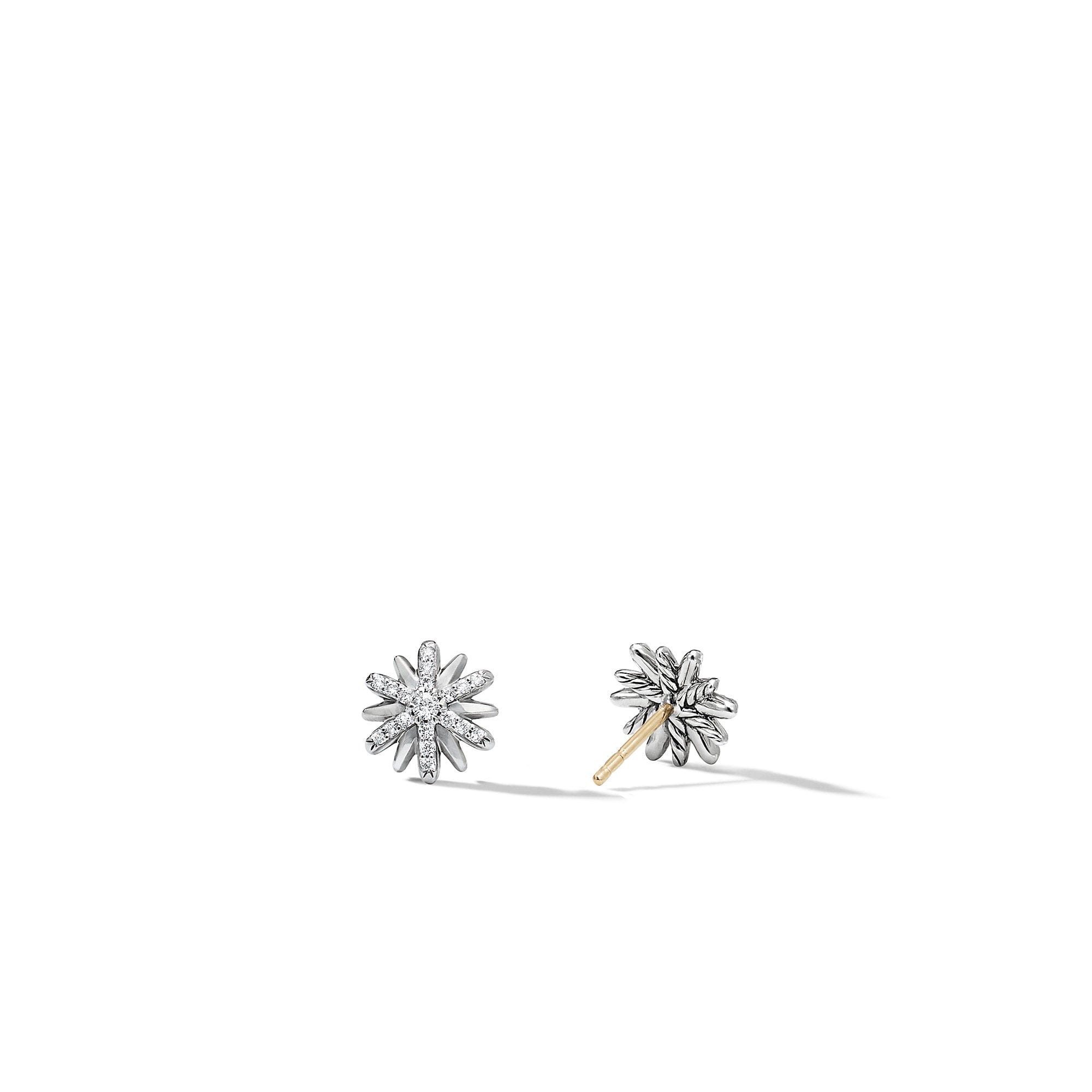 David Yurman Petite Starburst Stud Earrings with Pave Diamonds - E16399DSSADI