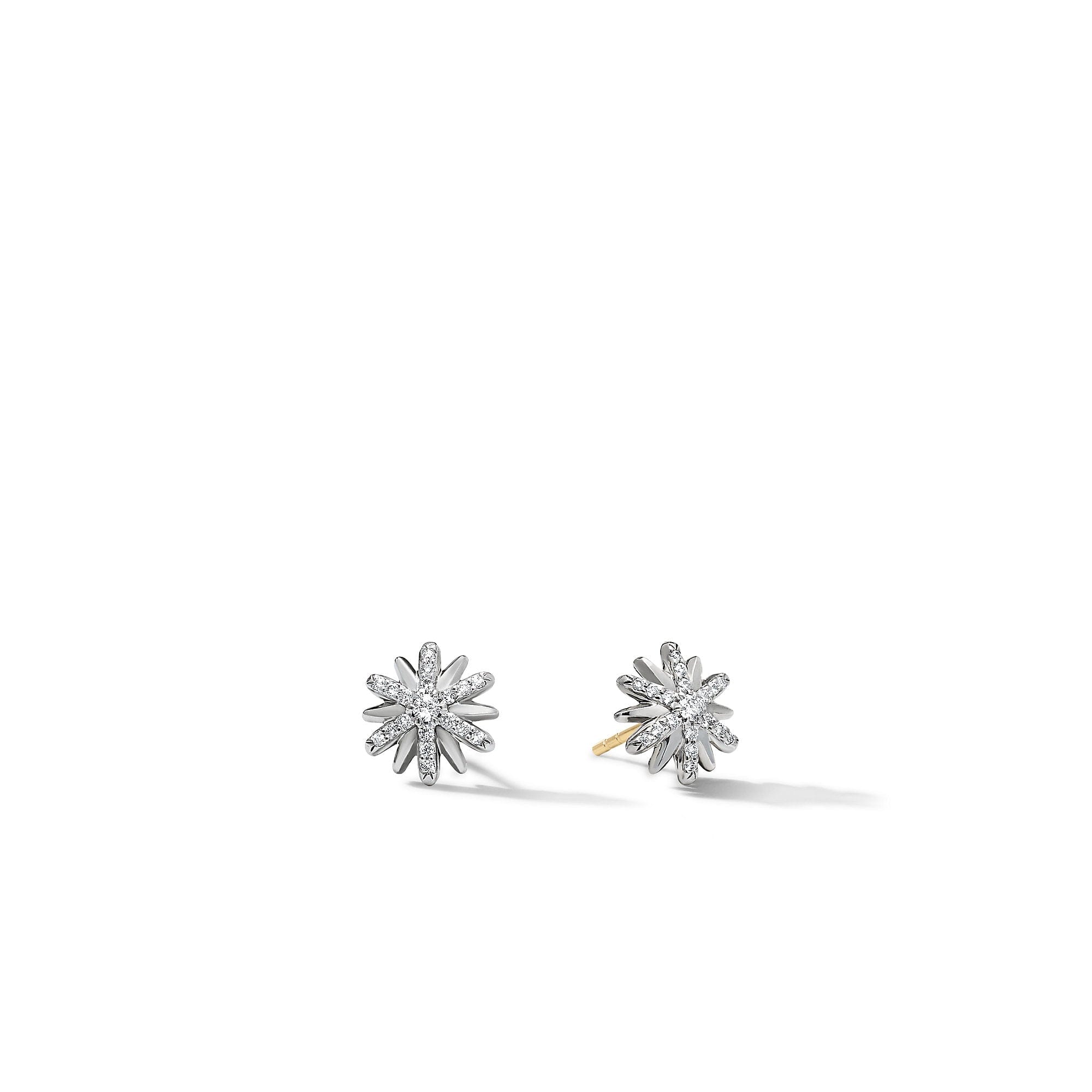 David Yurman Petite Starburst Stud Earrings with Pave Diamonds - E16399DSSADI