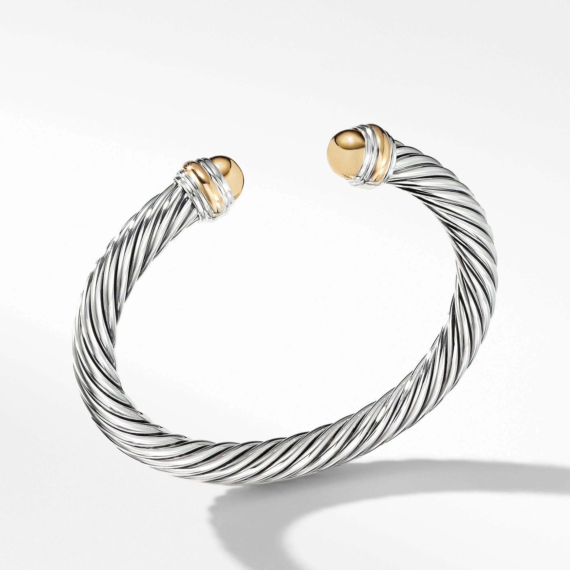 David Yurman Cable Classic Bracelet with 14K Gold - B04425 S4GGM