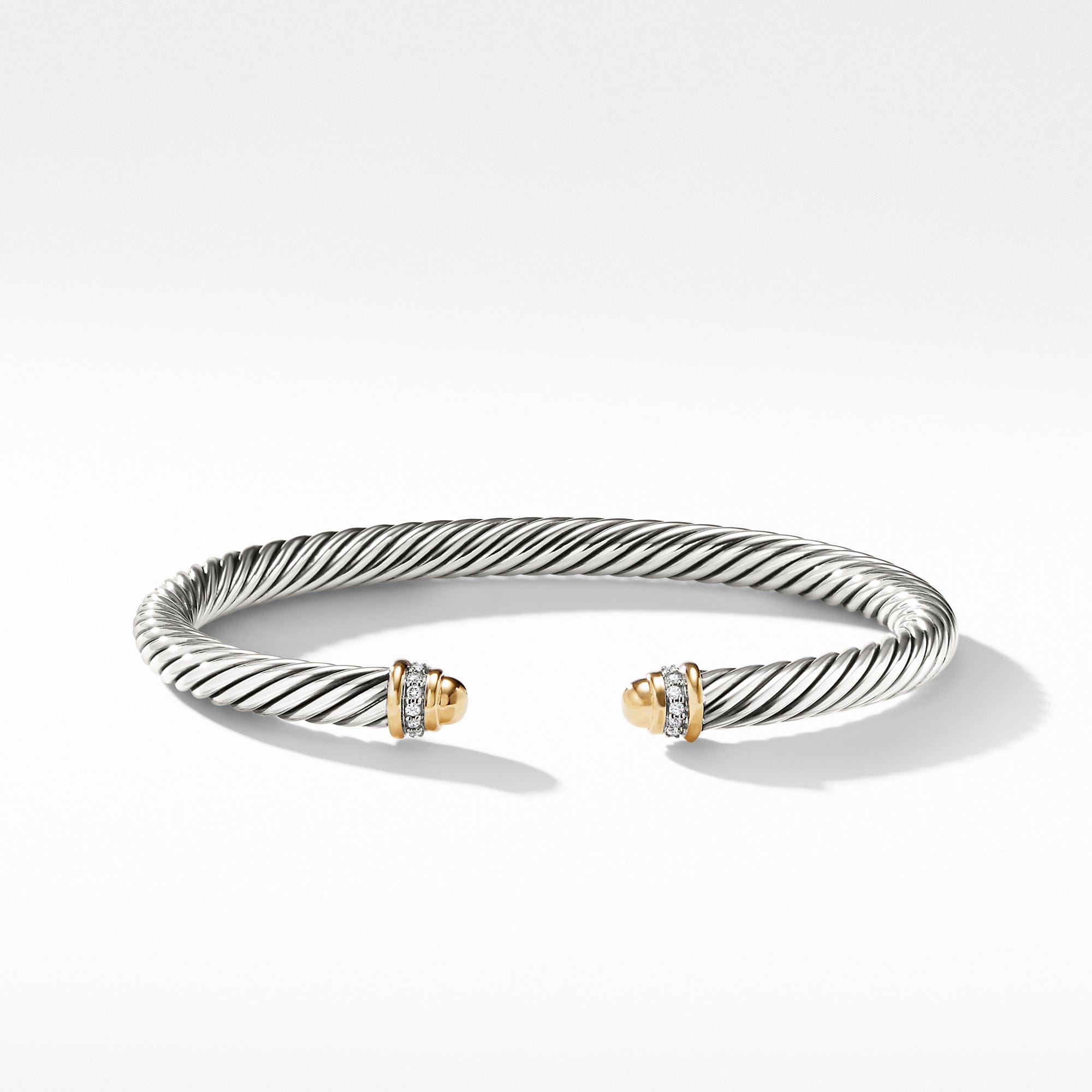 David Yurman Cable Classics Collection® Bracelet with Diamonds and 18K Gold - B03950 S8AGGDIM
