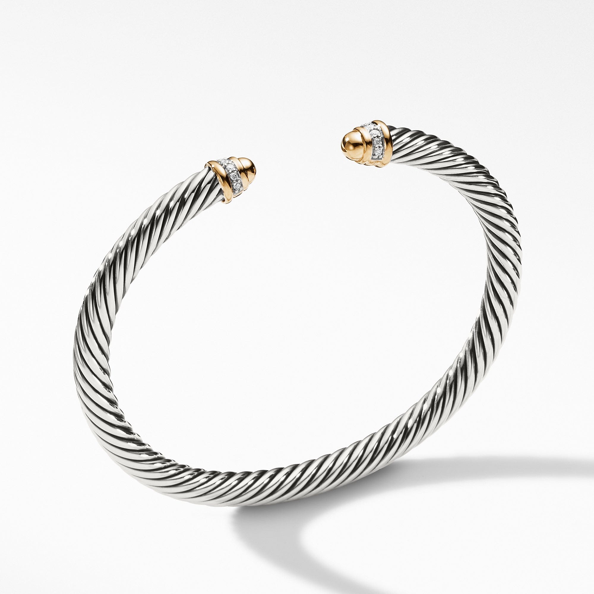 David Yurman Cable Classics Collection® Bracelet with Diamonds and 18K Gold - B03950 S8AGGDIM