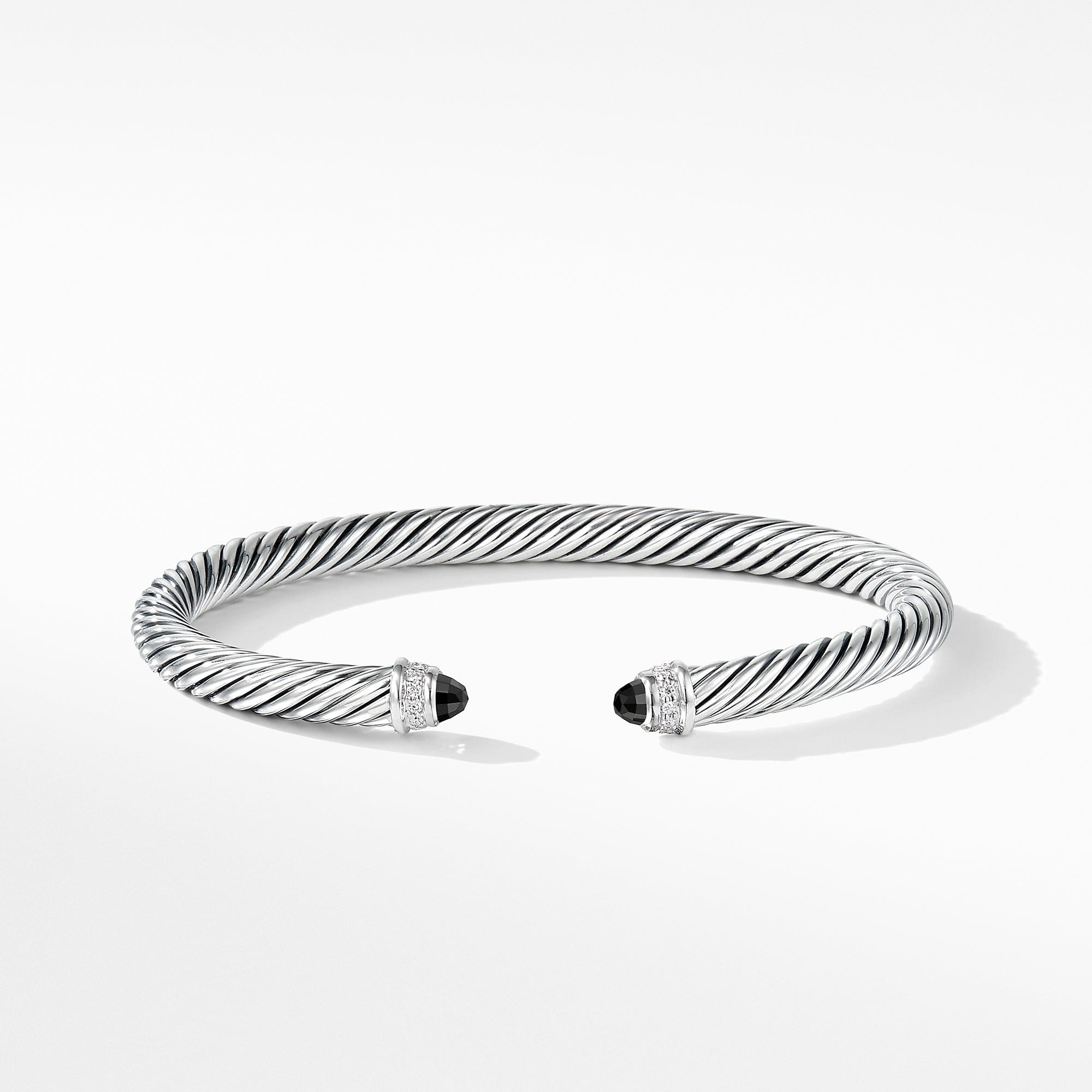 David Yurman Cable Classics Collection® Bracelet with Black Onyx and Diamonds - B03934 SSABODIM