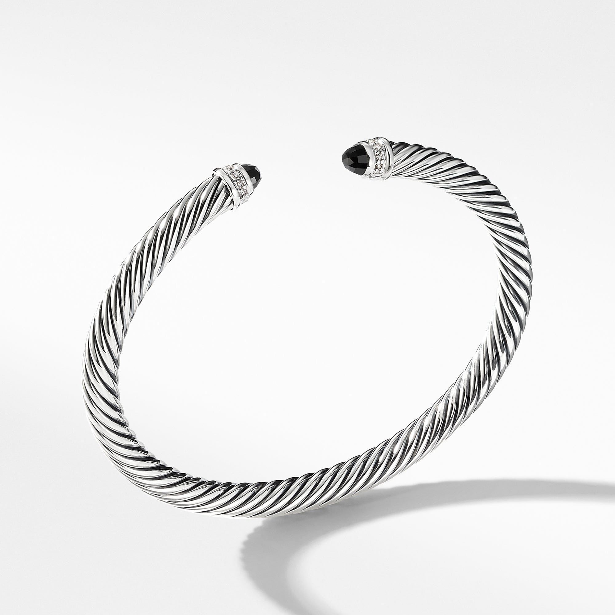 David Yurman Cable Classics Collection® Bracelet with Black Onyx and Diamonds - B03934 SSABODIM