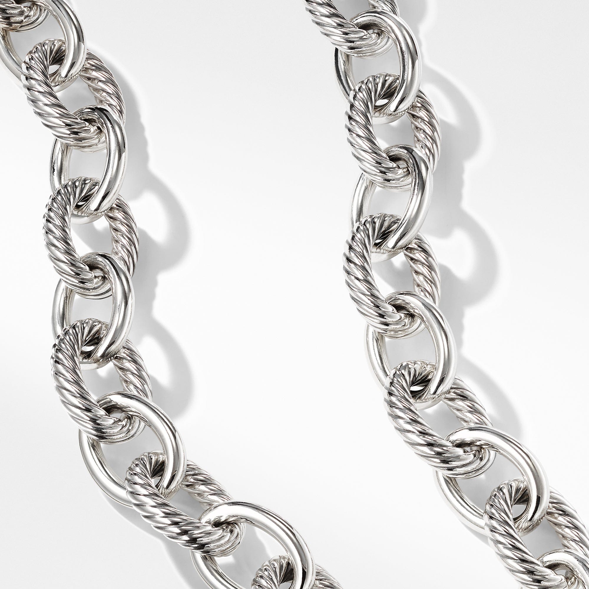 David Yurman Oval Medium Link Necklace, 17.2" Length