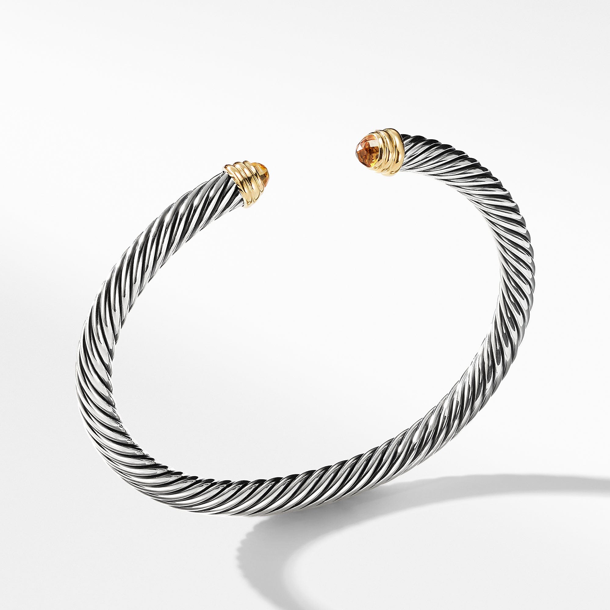 David Yurman Cable Classic Bracelet with Citrine and Gold