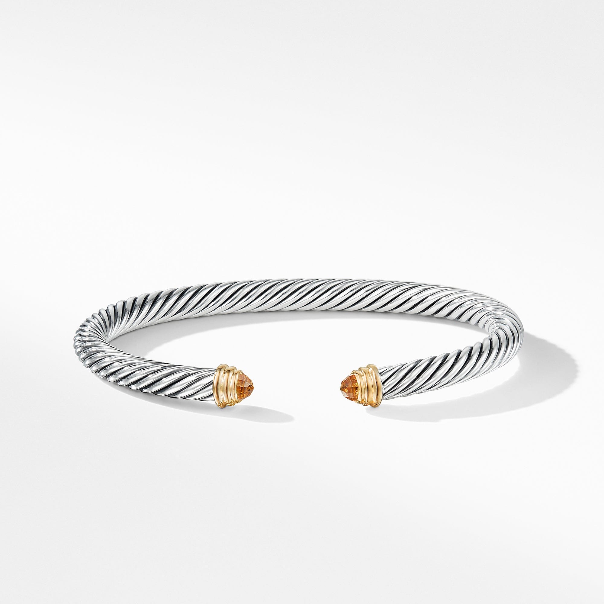 David Yurman Cable Classic Bracelet with Citrine and Gold