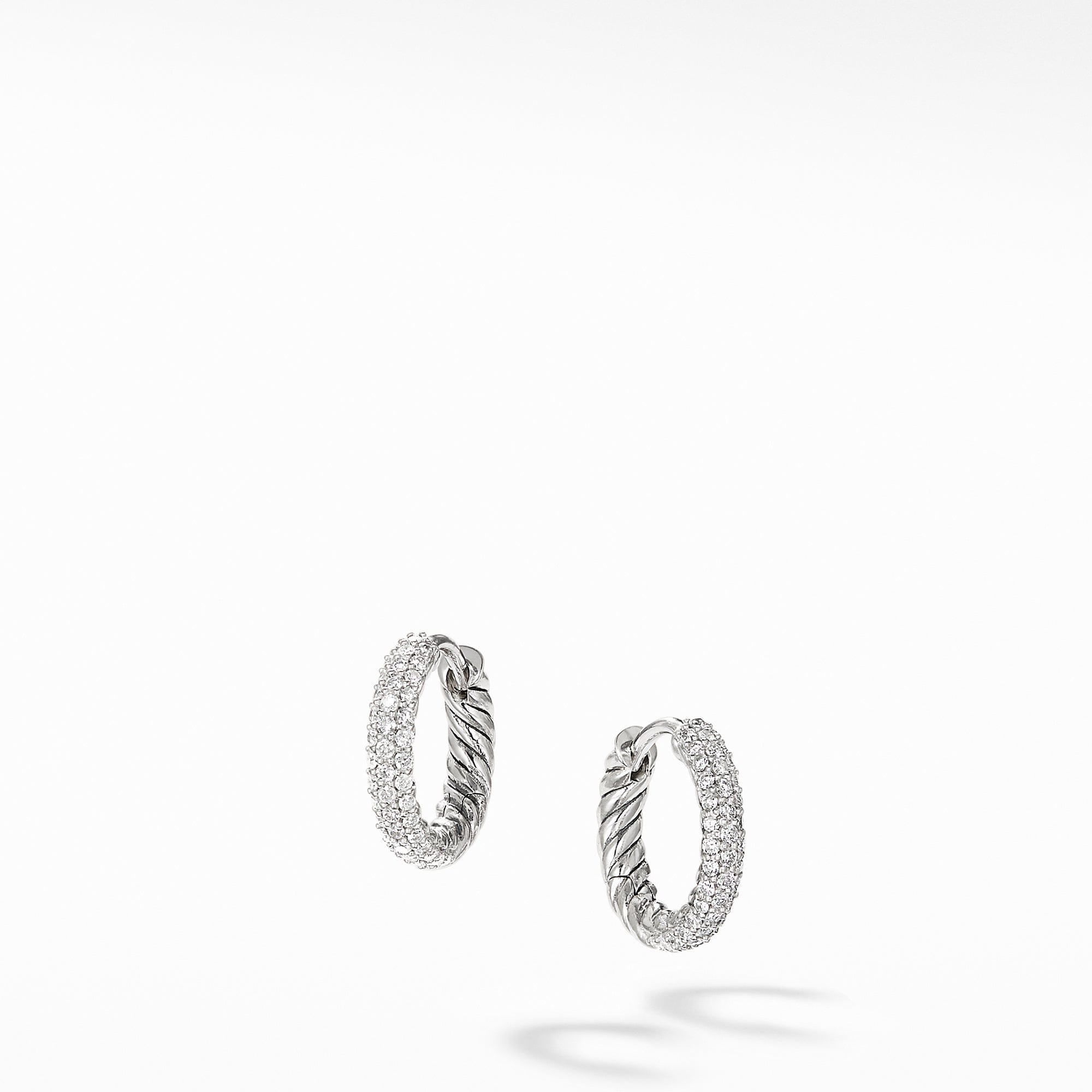 David Yurman Petite Pavé Earrings with Diamonds