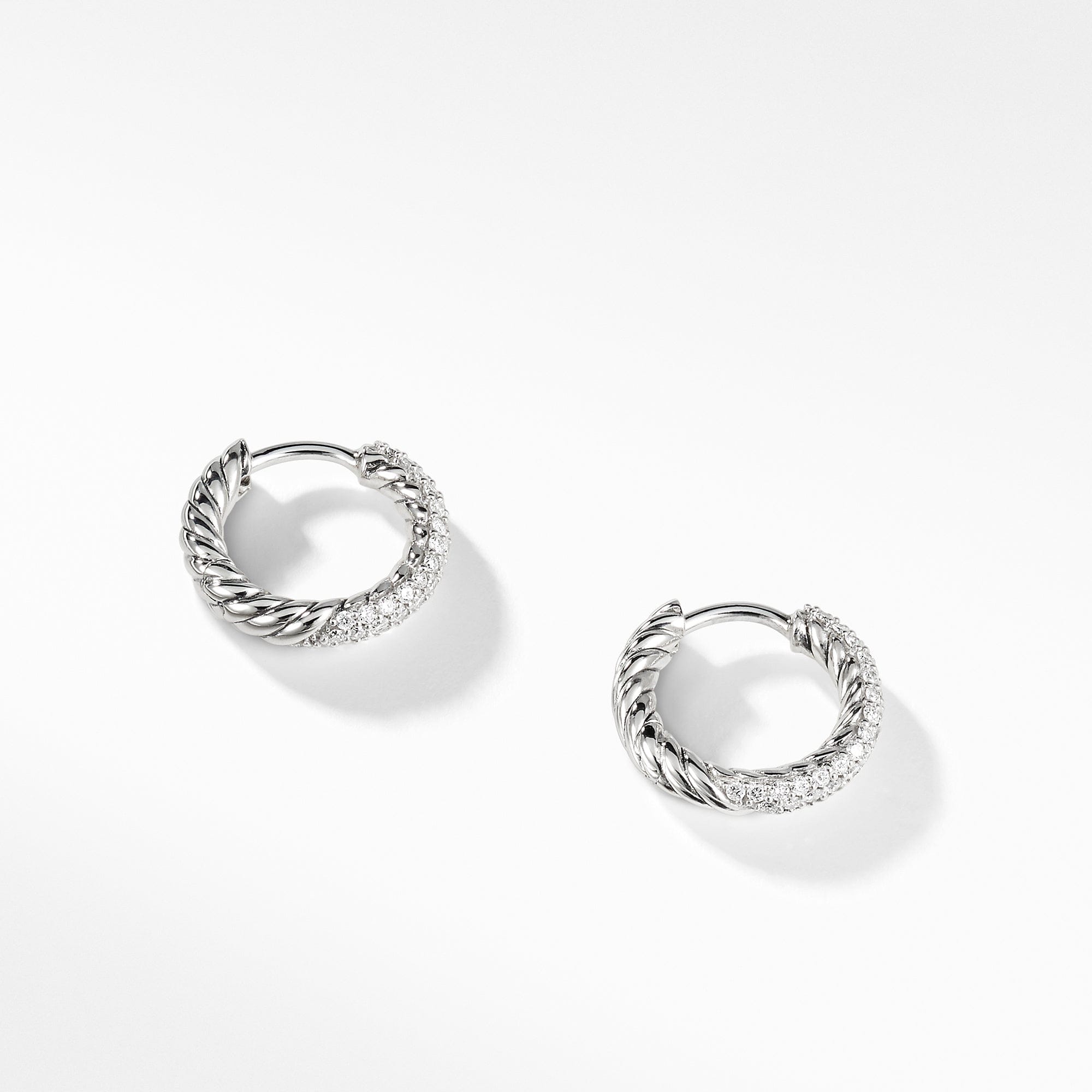 David Yurman Petite Pavé Earrings with Diamonds