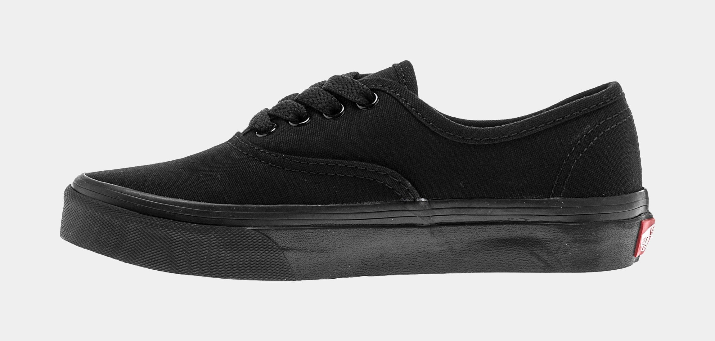 Vans Authentic Low Preschool Skate Shoes (Black)