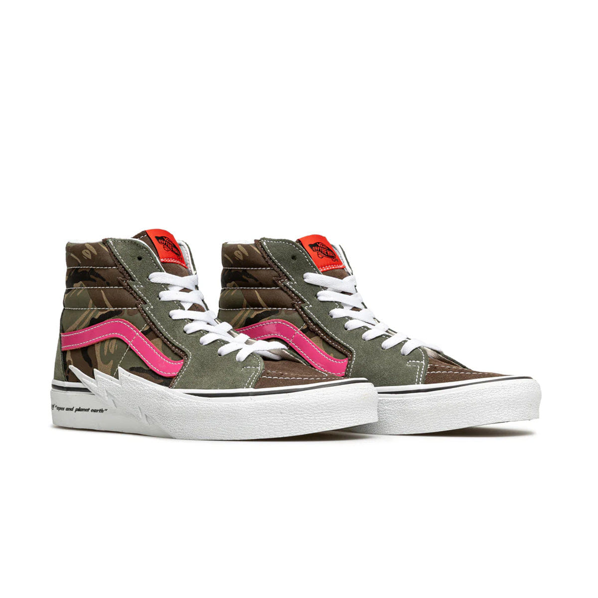 Vans '+ AAPE SK8 - HI BOLT CAMO